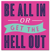 Be All In Cocktail Napkin
